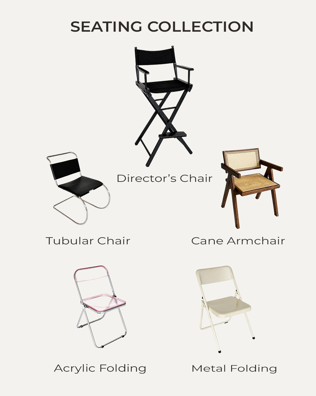 Furniture available in the 35MM Studio inventory, item 3